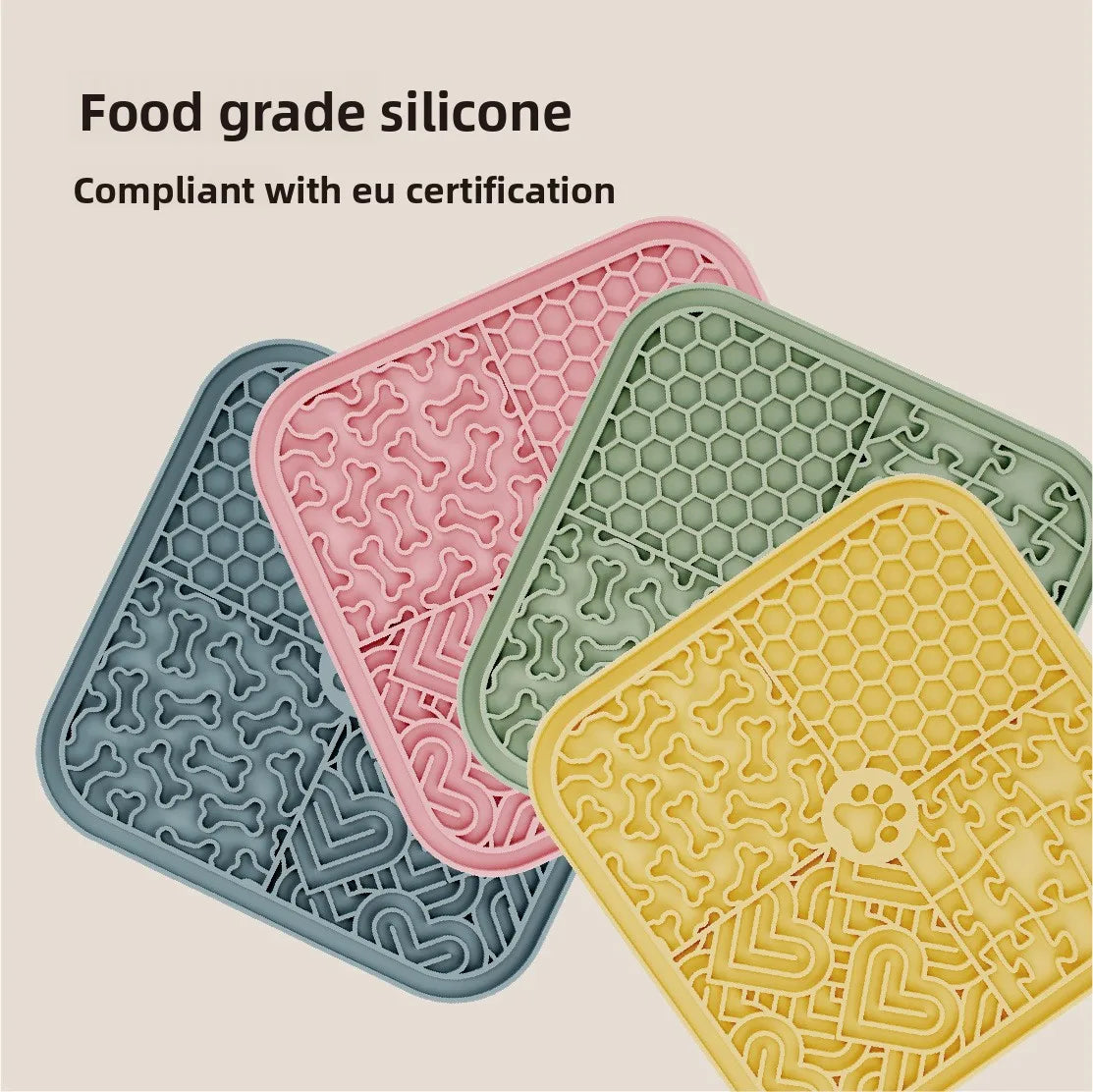 PawCalm Lick Mat - silicone suction cup design